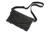 DINA LEATHER HANDBAG IN BLACK - PURE Accessories