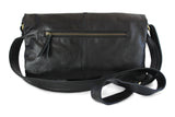 DINA LEATHER HANDBAG IN BLACK - PURE Accessories