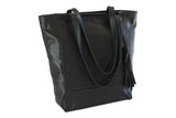 EMMA LEATHER HANDBAG IN BLACK - PURE Accessories