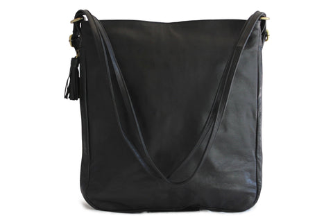 ISABEL LEATHER BACKPACK IN BLACK - PURE Accessories