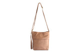 JADE LEATHER HANDBAG IN NUDE - PURE Accessories
