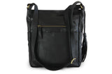 JADE LEATHER HANDBAG IN BLACK - PURE Accessories