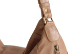 LOLA HOBO LEATHER HANDBAG IN NUDE - PURE Accessories
