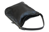 LOLA HOBO LEATHER HANDBAG IN BLACK - PURE Accessories