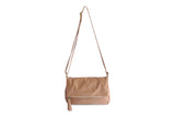 LOUISE LEATHER HANDBAG IN NUDE - PURE Accessories