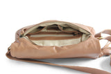 LOUISE LEATHER HANDBAG IN NUDE - PURE Accessories