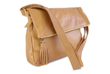 LOUISE LEATHER HANDBAG IN TAN - PURE Accessories
