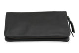 LEATHER PURSE IN BLACK - PURE Accessories