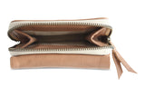SMALL LEATHER PURSE IN NUDE - PURE Accessories