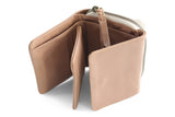 SMALL LEATHER PURSE IN NUDE - PURE Accessories