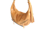 VANESSA LEATHER HANDBAG IN TAN - PURE Accessories