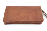 LEATHER PURSE IN MOCCA - PURE Accessories