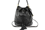 ALINE LEATHER HANDBAG IN BLACK - PURE Accessories