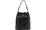 ALINE LEATHER HANDBAG IN BLACK - PURE Accessories