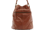 ALINE LEATHER HANDBAG IN MOCCA - PURE Accessories