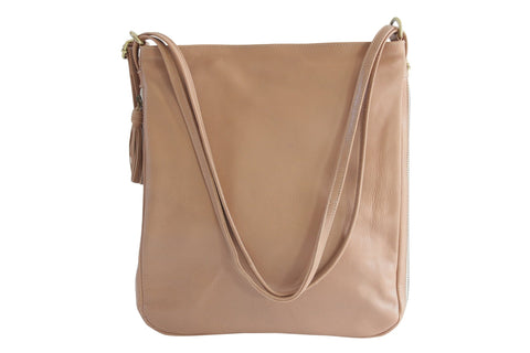 ISABEL LEATHER BACKPACK IN NUDE - PURE Accessories