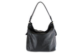 LOLA HOBO LEATHER HANDBAG IN BLACK - PURE Accessories