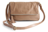 LOUISE LEATHER HANDBAG IN NUDE - PURE Accessories