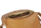 LOUISE LEATHER HANDBAG IN TAN - PURE Accessories